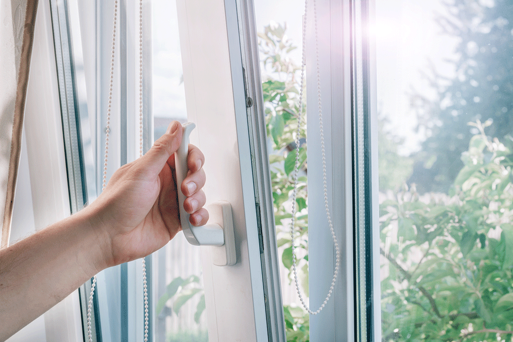 women opening her new window energy efficient windows dallas tx ft worth tx 