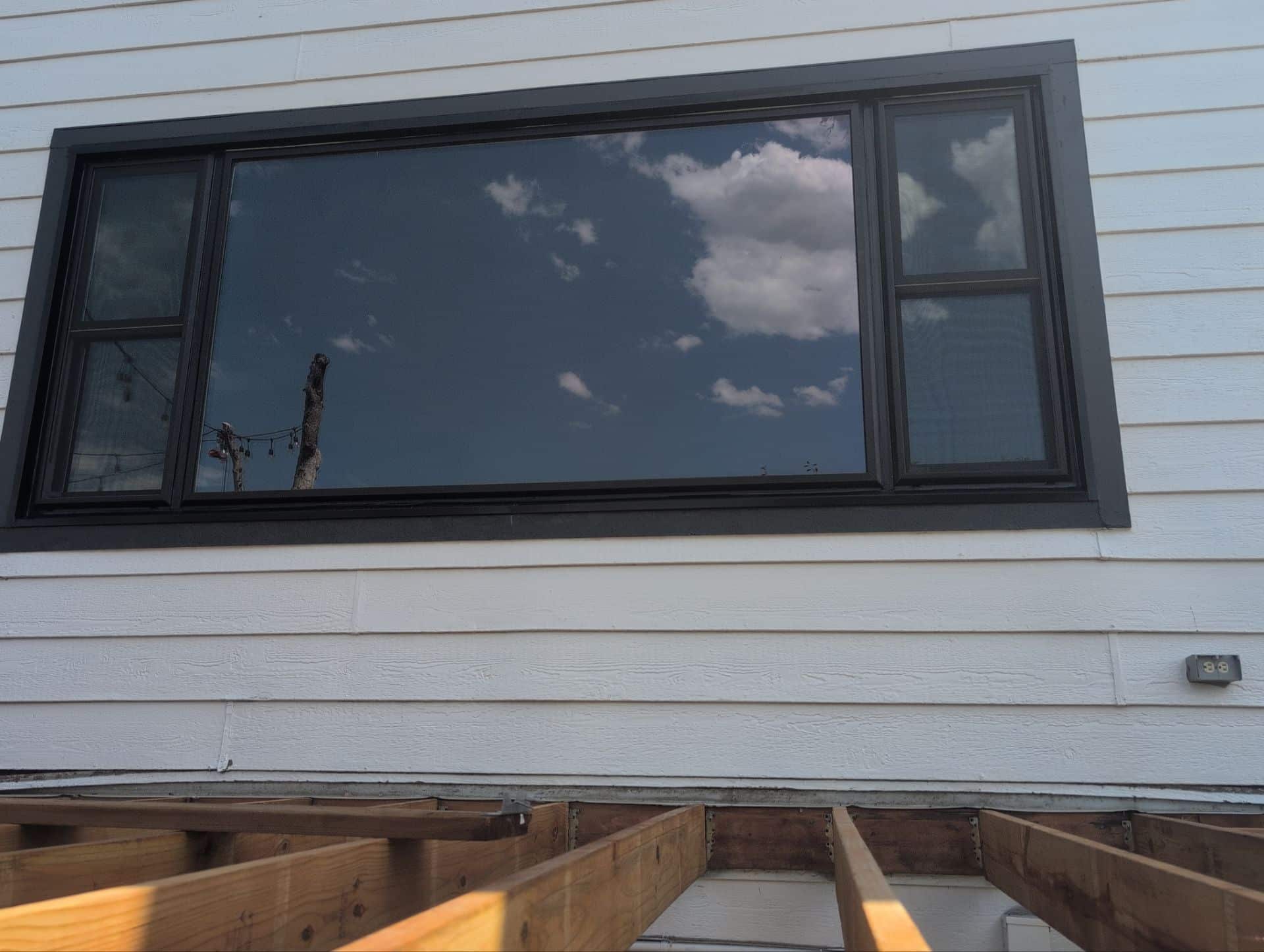 Picture window install.